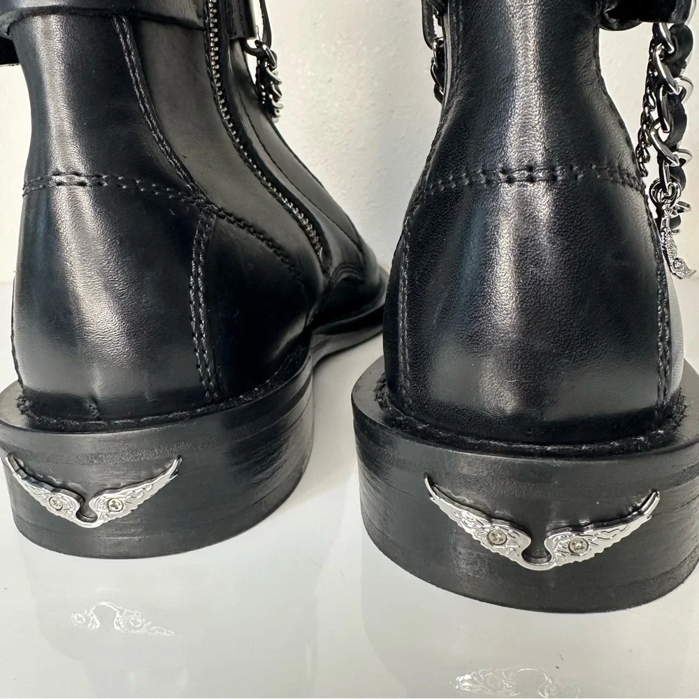 Zadig & Voltaire Black Leather Sole